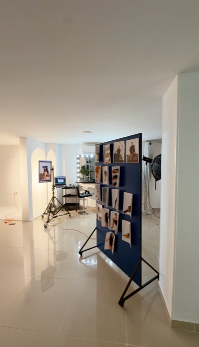 Zona de coworking y mood board